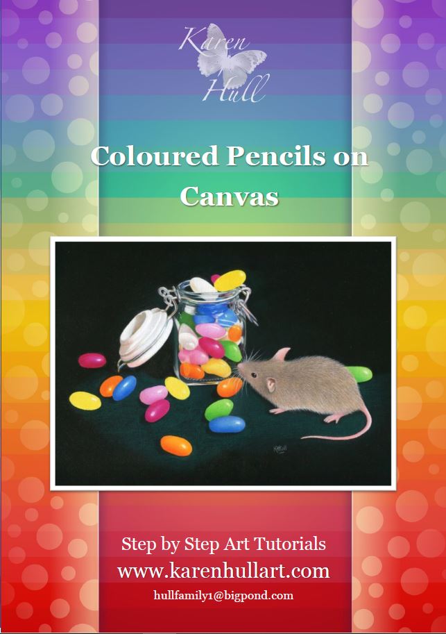 Coloured Pencils on Canvas Tutorial